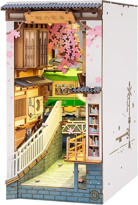 Book Nook Wood Kit – Sakura Densya 