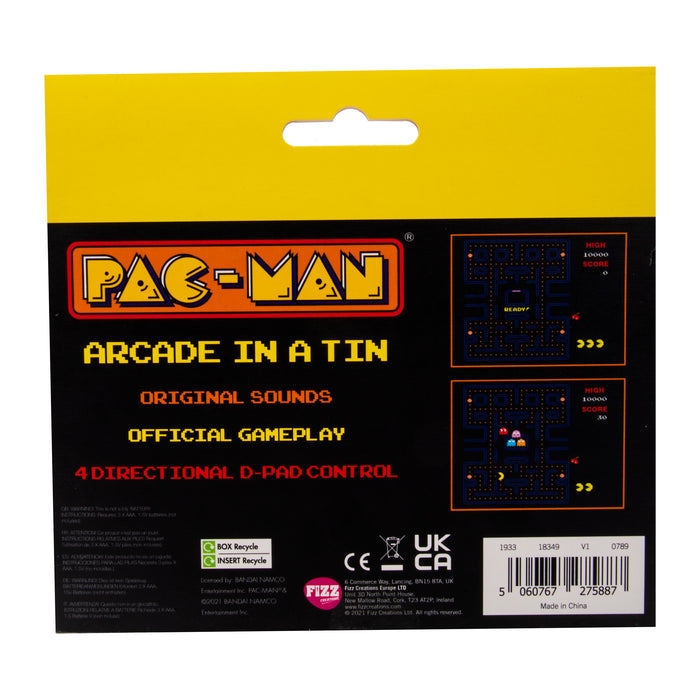 Pac Man Arcade uit het blik