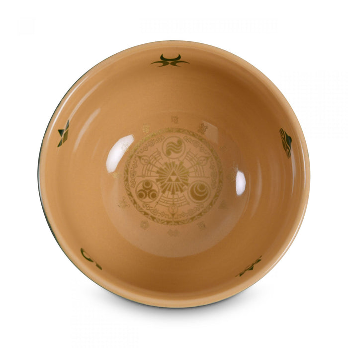 The Legend of Zelda ramen kom bovenaanzicht