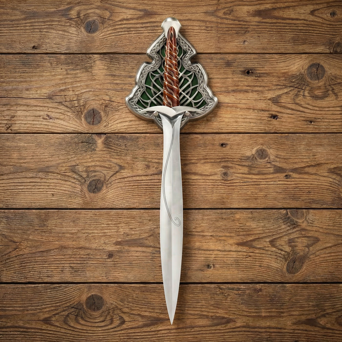 El Señor de los Anillos Réplica de la Espada Dardo de Bilbo con Soporte de Pared