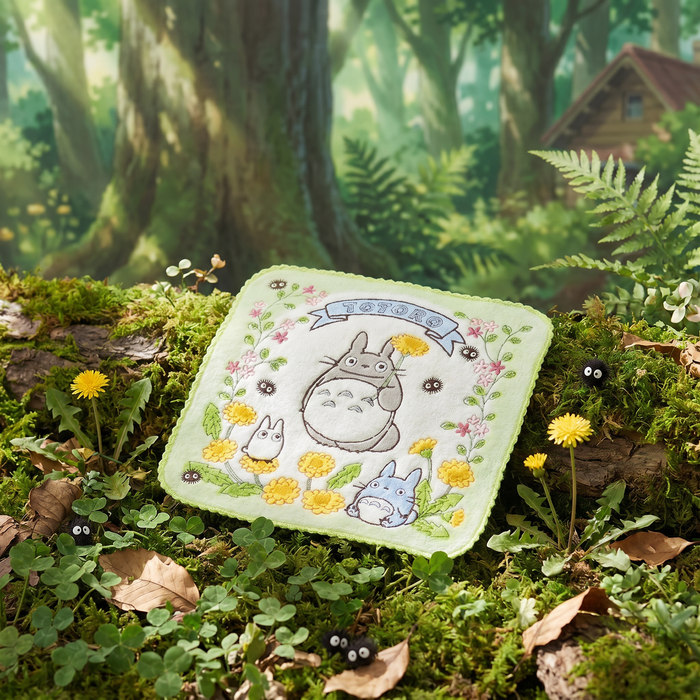 Studio Ghibli Mijn Buurman Totoro mini-handdoek detailweergave