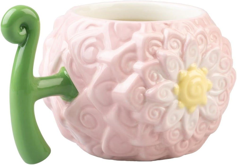 Taza 3D One Piece Nico Robin Fruta Flor-Flor vista angular
