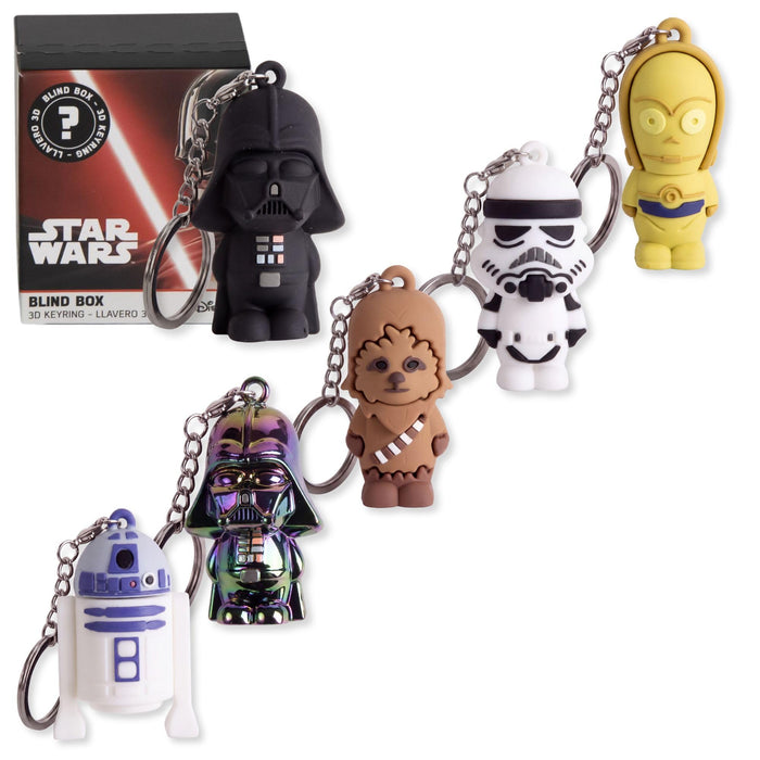 Star Wars 3D Keychain Blind Box with Random Design