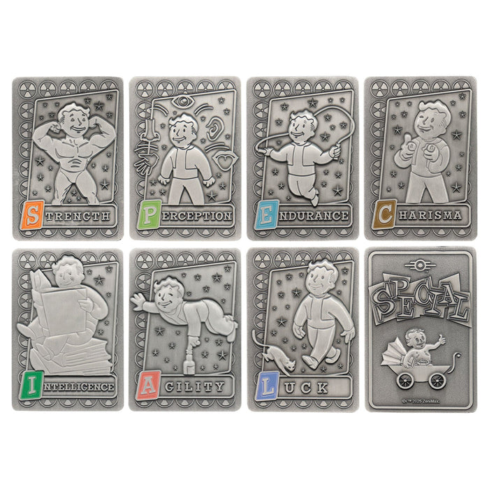 Fallout Limited Edition S.P.E.C.I.A.L. Perk Metallbarren + Sammelalbum
