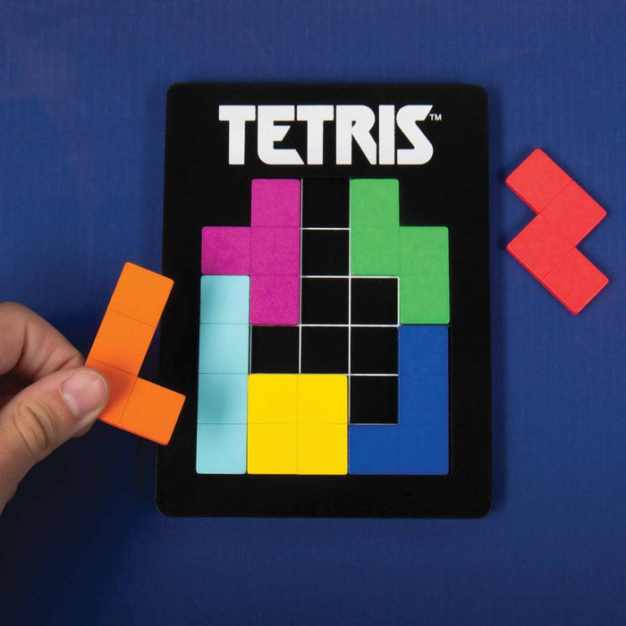 Tetris Tetrimino Knobelspiel aus Holz