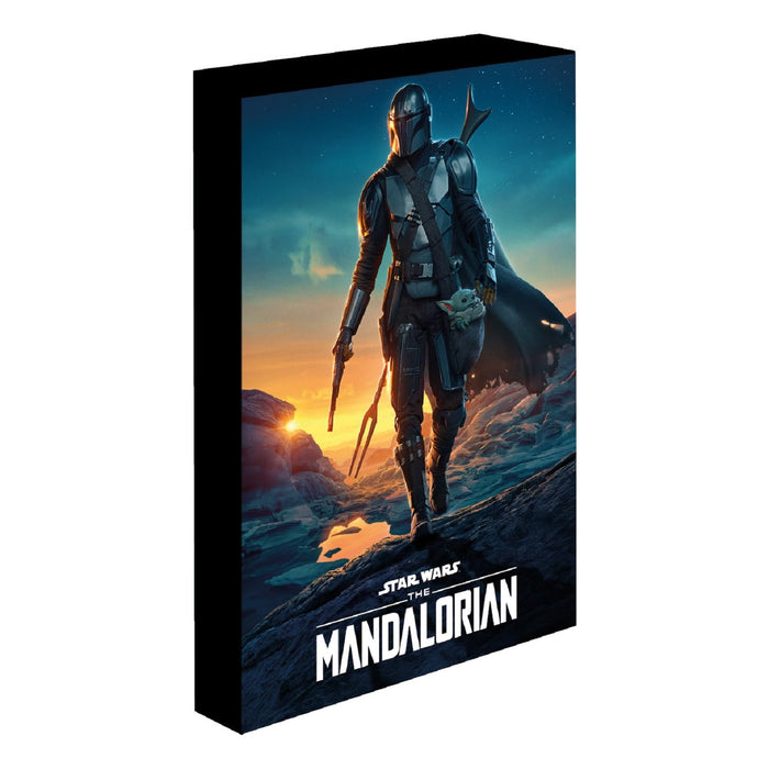 Star Wars LED-Leinwand: Der Mandalorianer Nightfall