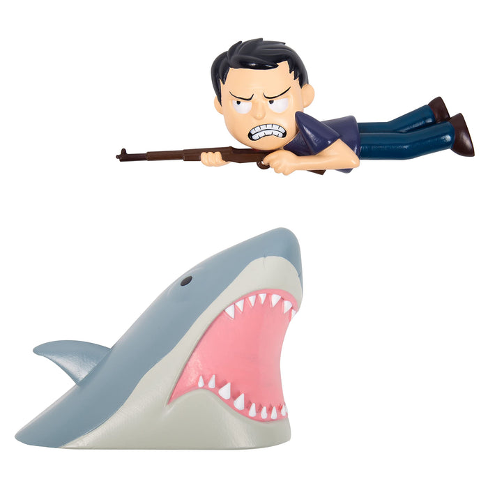 Der weiße Hai 3D-Wandfiguren mit Aufklebern