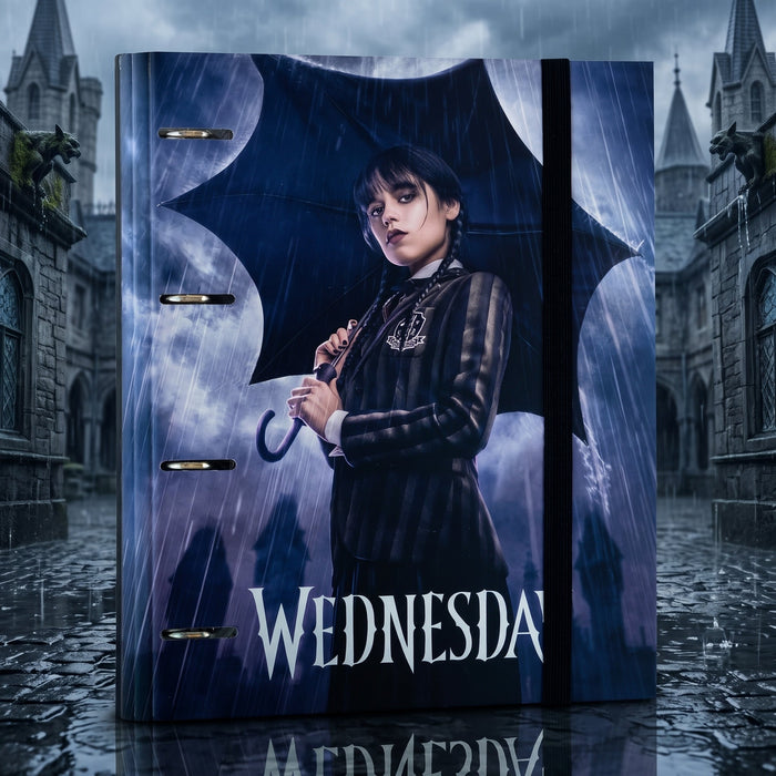 Wednesday Addams Ringordner