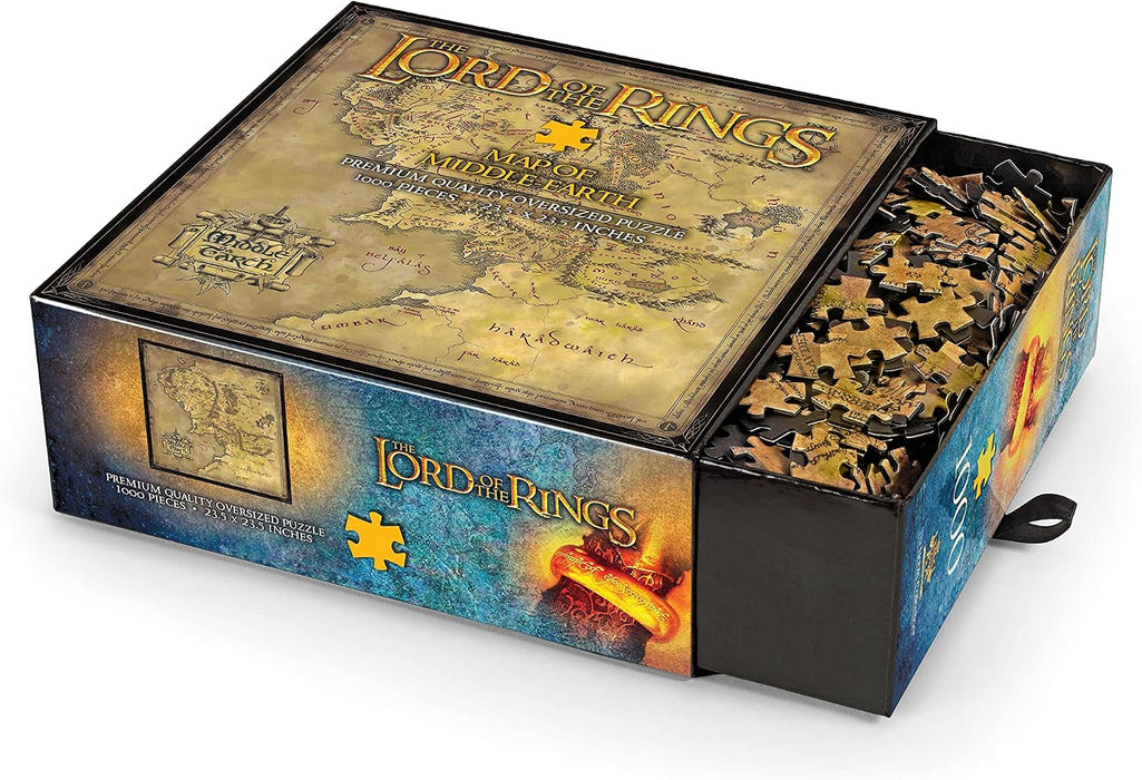Der Herr der Ringe Puzzle: Karte von Mittelerde, 1000 Teile