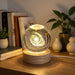 Boule de Cristal Galaxie 3D avec Lumière à Changement de Couleur