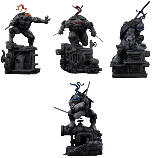 Teenage Mutant Ninja Turtles Art Scale Beeld 1/10 Black and White: alle varianten