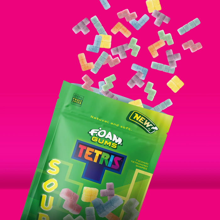 Fandom Snacks Foam Gums Tetris (Sauer) – Schaumgummi 125g