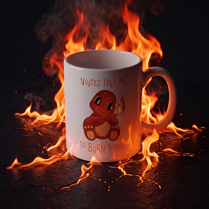 Voices Told Me To Burn Things Mug