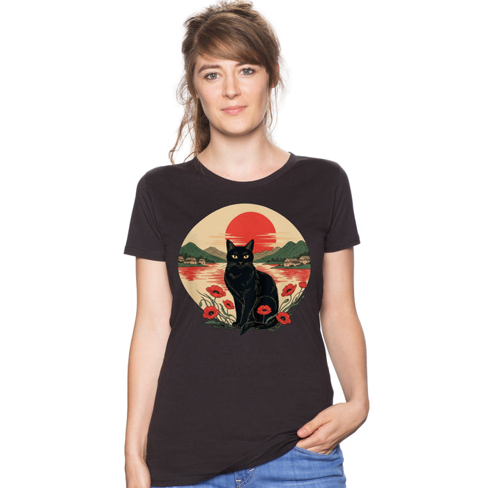 Sunset Cat  - Girlie Woman Yasmin