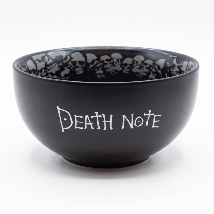 Ciotola Death Note con silhouette Ryuk e motivo teschi