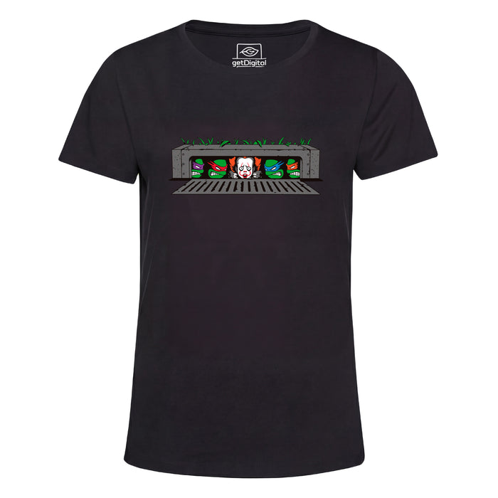 IT vs. Turtles - Main view Girlie Black