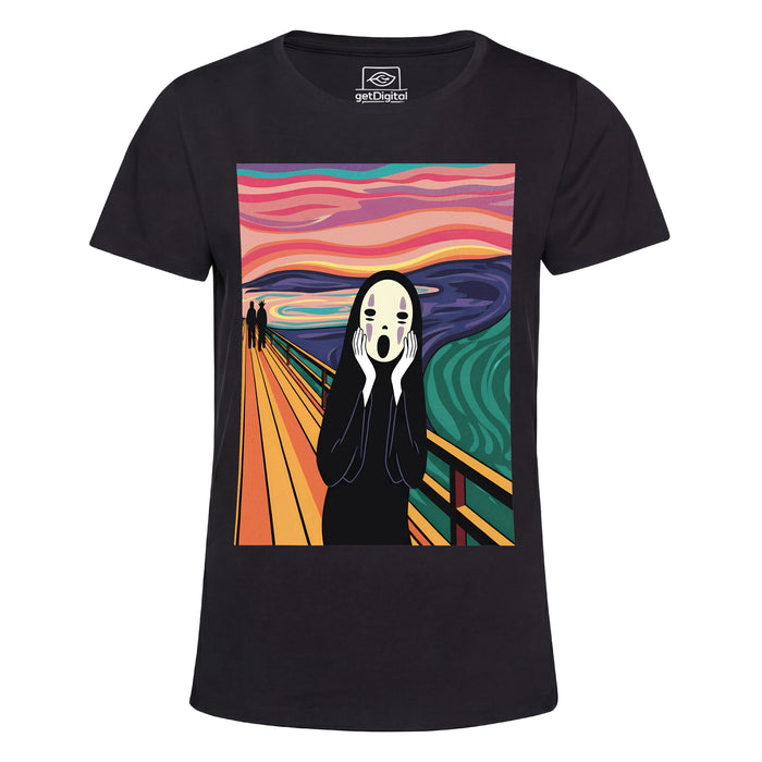 De Gezichtsloze Schreeuw - Hoofdaanzicht Girlie Zwart