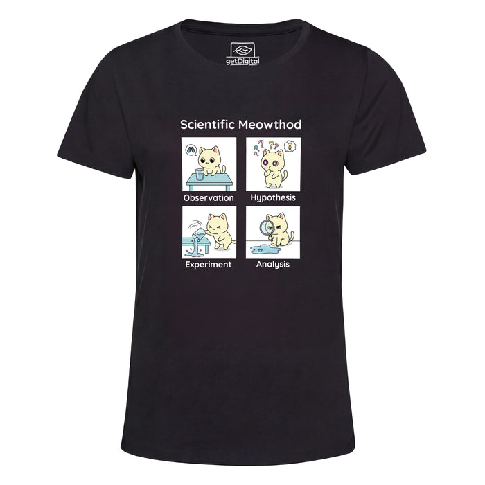 Scientific Meowthod - Vista principale Girlie Nero