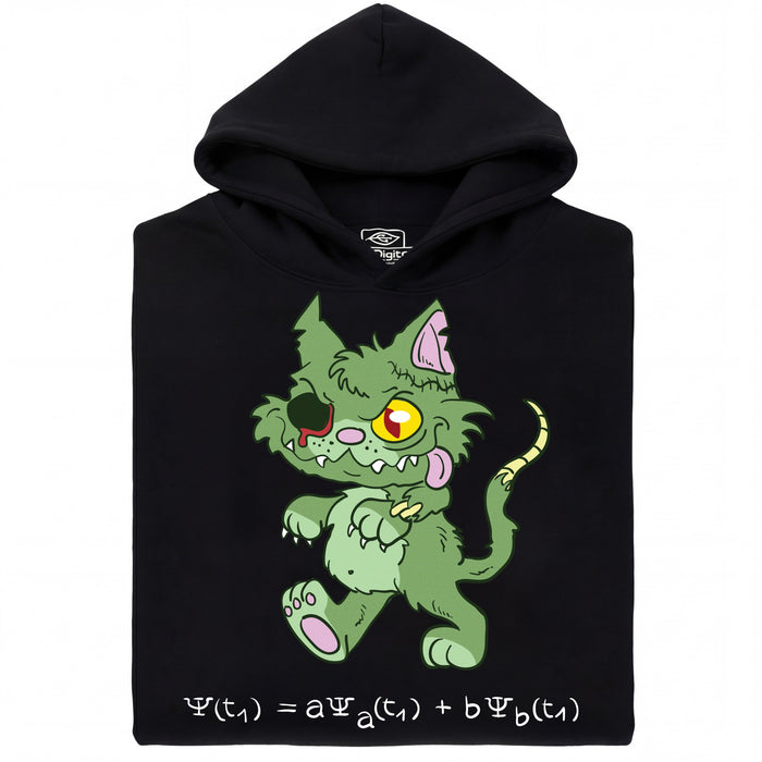Schrödinger's Kat - Zombie-Editie - Hoofdweergave Hoodie Zwart