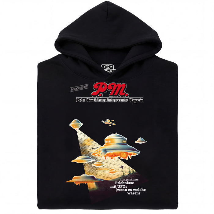 P.M. Rivista 6/1979 Incontri con Ufo - Vista principale Hoodie Nero