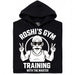 Training with the Master  - Vista principale Felpa con cappuccio Nero