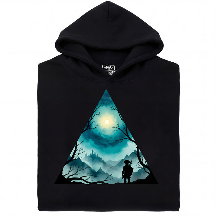 Triangle Landscape - Vista Principal Sudadera Negro