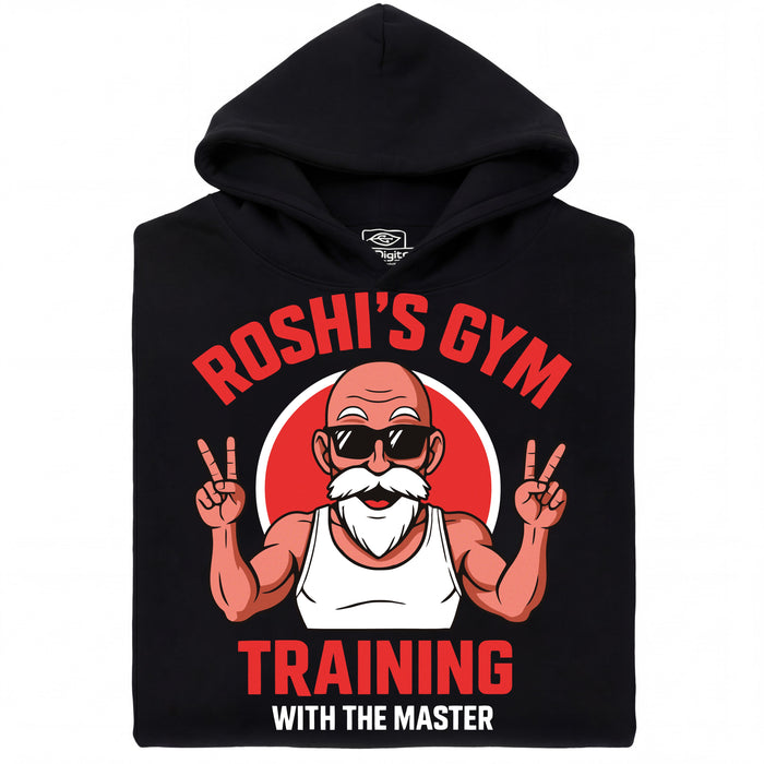 Training with the Master (Colourized) - Hoofdaanzicht Hoodie Zwart