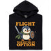 Standvastige Pinguïn - Hoofdaanzicht Hoodie Zwart