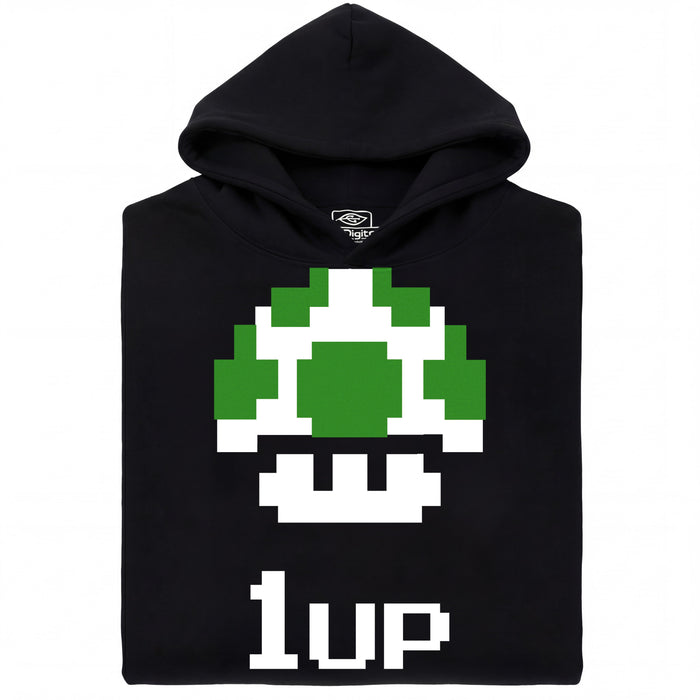 Shroom UP - Vista principal Hoodie Negro