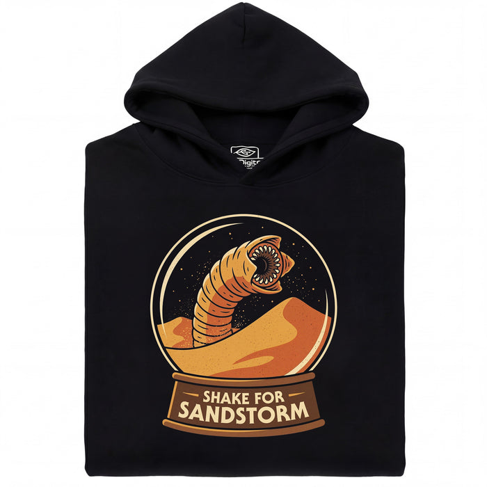 Shake for Sandstorm - Hoofdweergave Hoodie Zwart