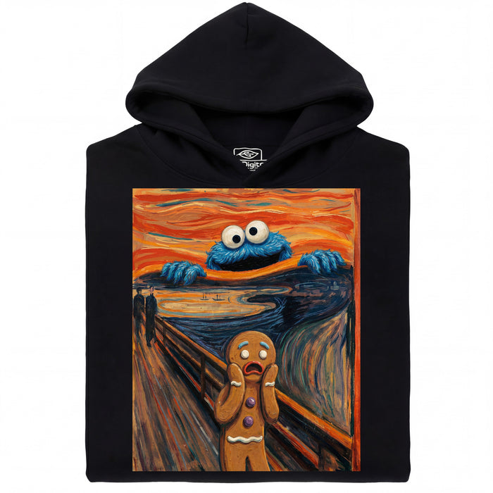 De Schreeuw - Koekiemonster Editie - Hoofdweergave Hoodie Zwart