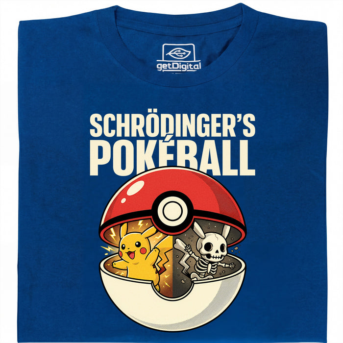 Schrödinger's Ball - Vista principal Camiseta Azul