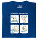 Scientific Meowthod - Vista principale T-shirt Blu