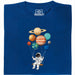 Cosmic Swing - Vista principal Camiseta Azul
