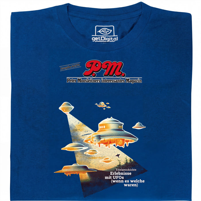P.M. Rivista 6/1979 Incontri con Ufo - Vista principale T-Shirt Blu