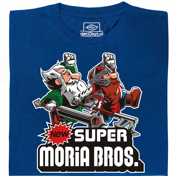 Super Moria Bros - Main view T-Shirt Blue