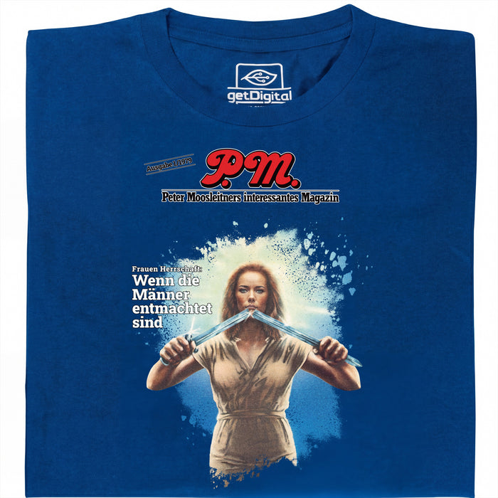P.M. Magazine 1/1979 Pouvoir des Femmes - Vue principale T-Shirt Bleu