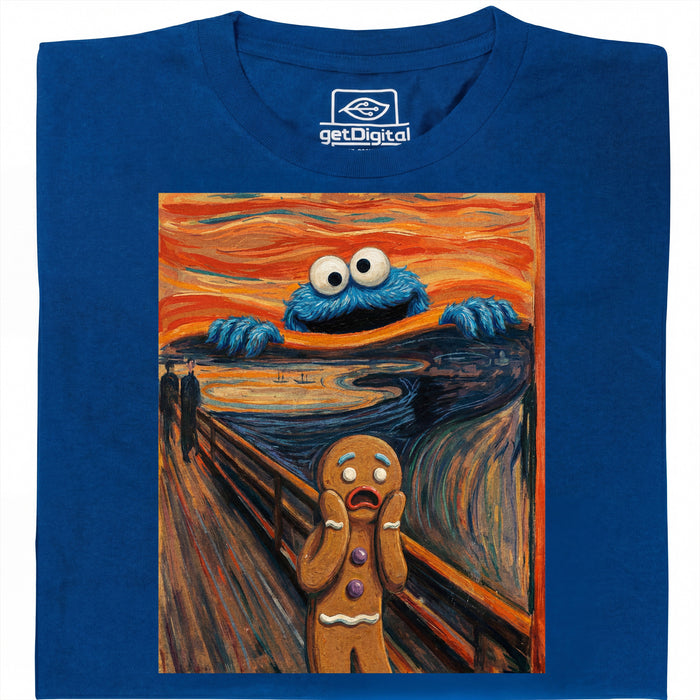 De Schreeuw - Koekiemonster Editie - Hoofdweergave T-Shirt Blauw