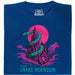 Visit Snake Mountain - Hoofdweergave T-shirt Blauw