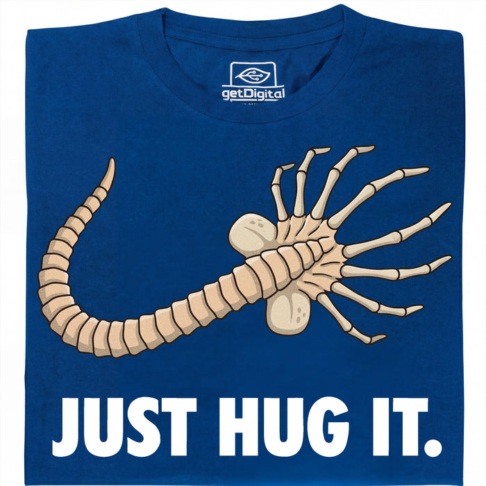 Just Hug It - Main view T-shirt Blue