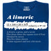 A Limerick - Math poem with equation - Main view T-shirt Blue