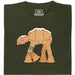 Biscuit Trébuchant - Marcheur Pain d'Épices dans Guirlande - Vue Principale T-Shirt Vert Foncé