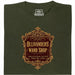 Ollivanders Wand Shop - Hoofdaanzicht T-shirt Donkergroen