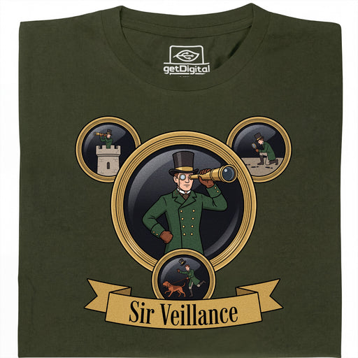 Sir Veillance - Vooraanzicht T-Shirt Donkergroen