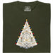 Boomverwoester - Kerstmis volgens keizerlijke voorschrift - Frontaanzicht T-Shirt Donkergroen