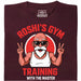 Training with the Master (Colourized) - Hoofdaanzicht T-Shirt Donkerrood