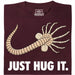 Just Hug It - Main view T-shirt Dark Red