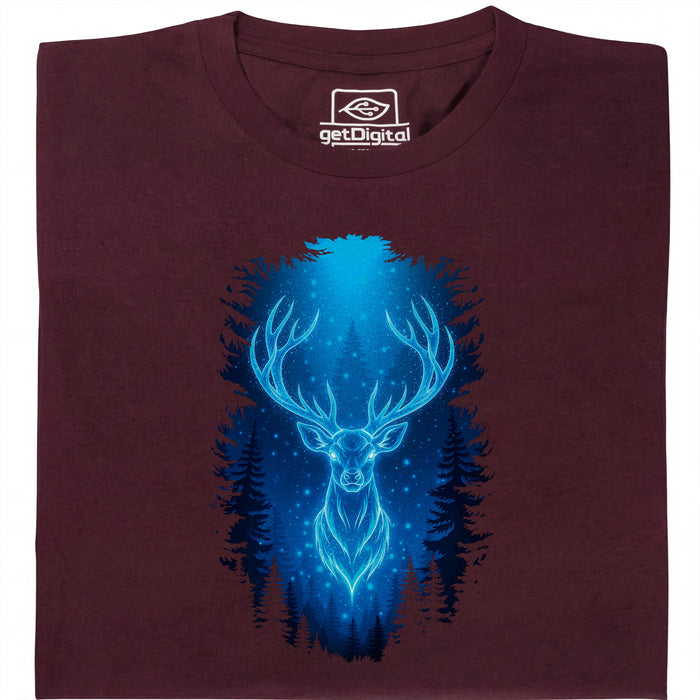 Forest Patron - Hoofdaanzicht T-shirt Donkerrood