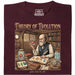 Theory of Evolution - Hoofdweergave T-Shirt Donkerrood