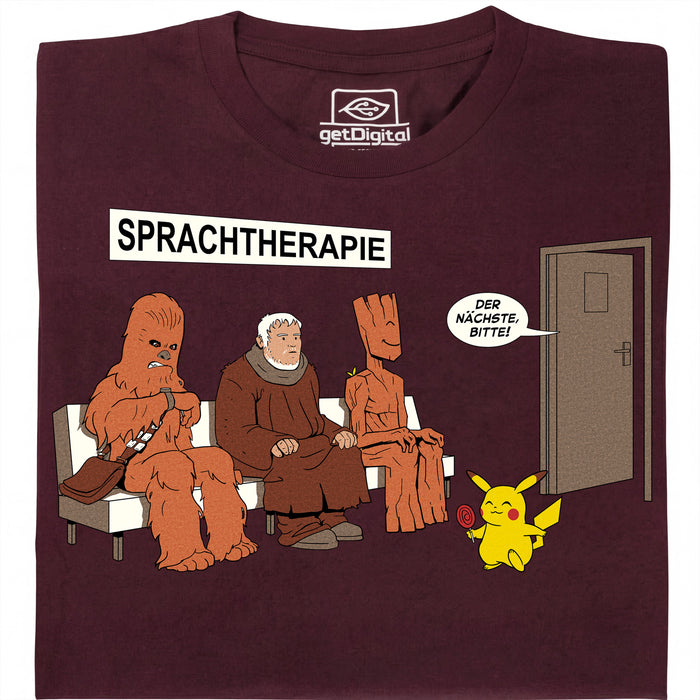 Logopedia - Vista principale T-Shirt Rosso scuro